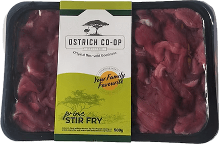 Volstruis Roerbraai / Ostrich Stir Fry (1kg)